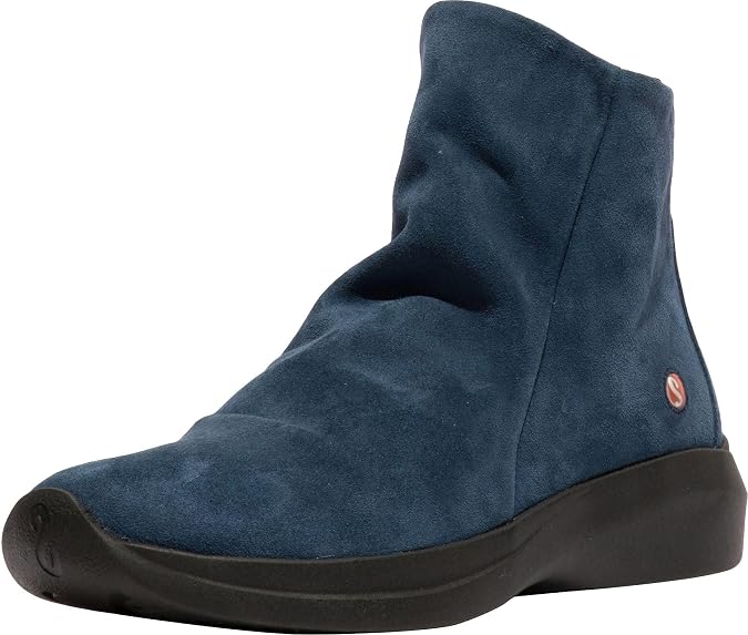 Softinos Womens GUJY812SOF Leather Zip Up Boots