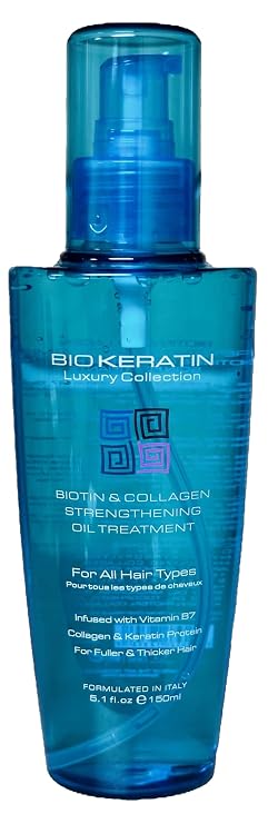 Luxury Collection Biotin & Collagen Strengthening Oil Treatment, 5.1 Fl Oz, 150 ml