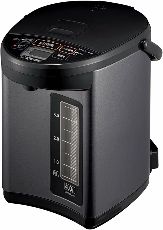 Zojirushi Micom Water Boiler and Warmer, 4.0 L (Black)