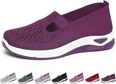Casual Orthopedic Breathable Soft Slip on Foam Walking Shoes, Sneakers for Women Orthopedic Shoes for Women