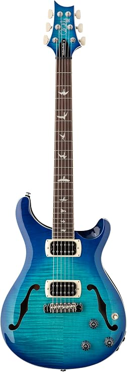 PRS SE Hollowbody I Piezo, Lake Blue with Gigbag