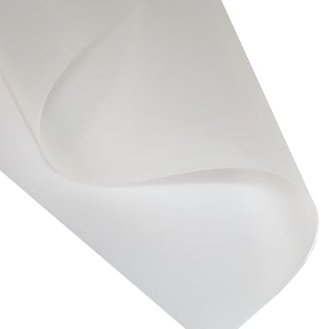 Silicone Rubber Sheet, 50A Durometer, 1/32 (.032) inch Thick, 9 x 12 (.8mm x 230mm x 305mm), Food Grade, Made in the USA, Smooth Finish, No Adhesive Backing