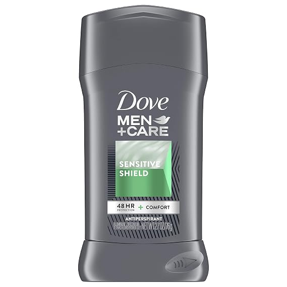 Dove Men+Care Antiperspirant Deodorant For Sensitive Skin Sensitive Shield Antiperspirant for men with 48-hour sweat and odor protection 2.7 oz