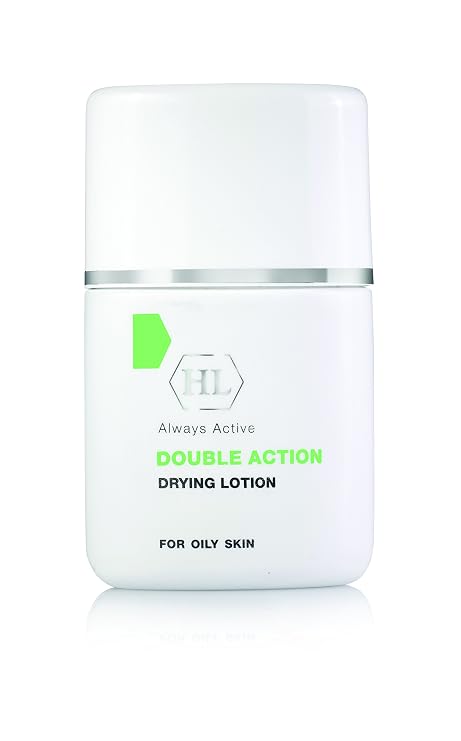 HL Holy Land Cosmetics Double Action Drying Lotion for Oily Skin to Promote Faster Healing of Blemishes while Preventing Future Breakouts, 1 fl.oz