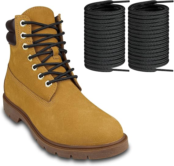 Endoto Shoe Laces for Timberland Replacement Shoelaces Strings | 4.5MM Round Boot Laces | Material: Polyester