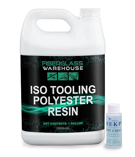 ISO Polyester Laminating Resin, 1 Gallon Including Catalyst