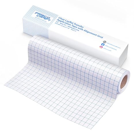 Frisco Craft AT-65 Clear Transfer Tape for Vinyl 12" x 50FT
