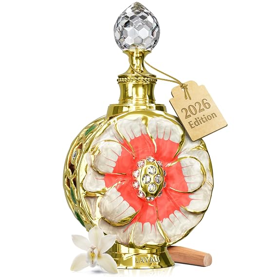 Swiss Arabian Layali Soleil Vanilla Coconut Musk Oil for Women, 0.5 oz