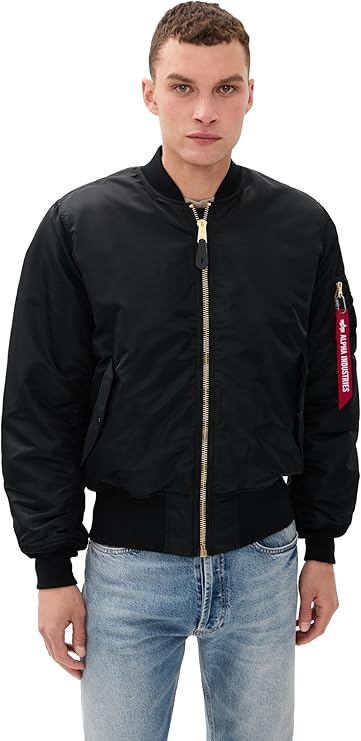 Alpha Industries MA-1 Bomber Flight Jacket - Fighter Pilot Flight Jacket