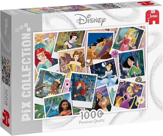 Jumbo, Disney Pix Collection - Princess Selfies, Disney Jigsaw Puzzles for Adults, 1,000 piece
