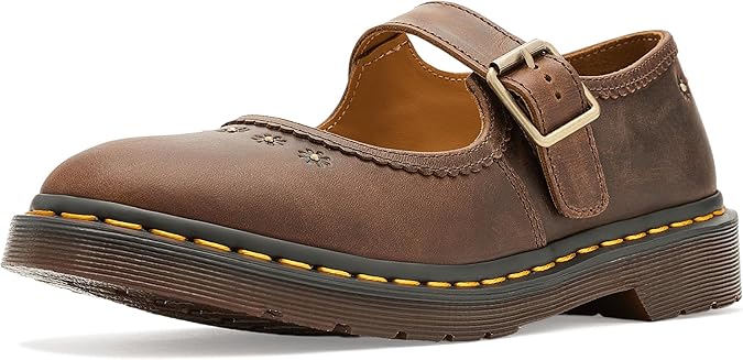 Dr. Martens Womens Mary Jane Flower