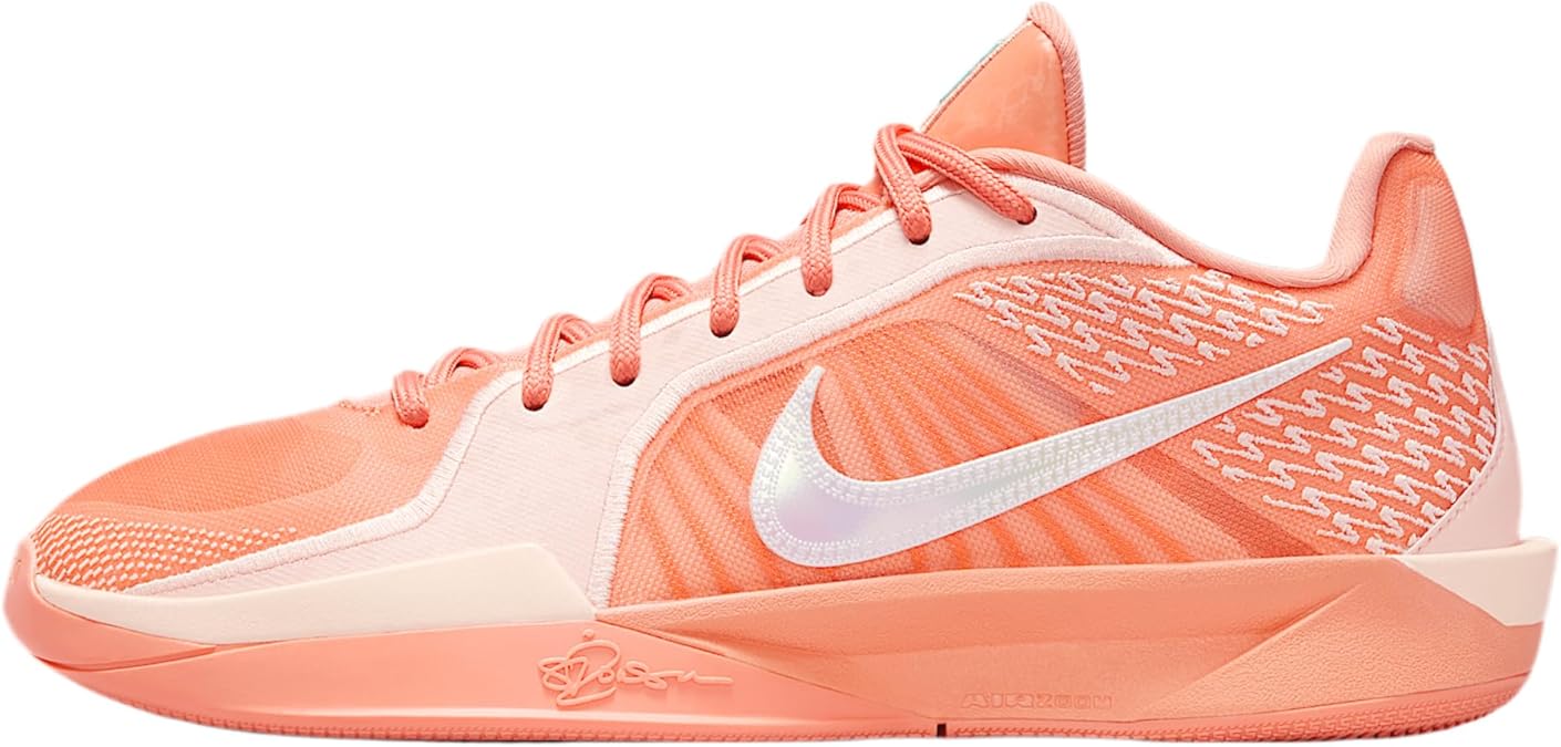 Nike Sabrina 2 Basketball Shoes (FQ2174-801, Apricot Agate/Washed Coral/Washed Teal/Light Bone) Size 5.5