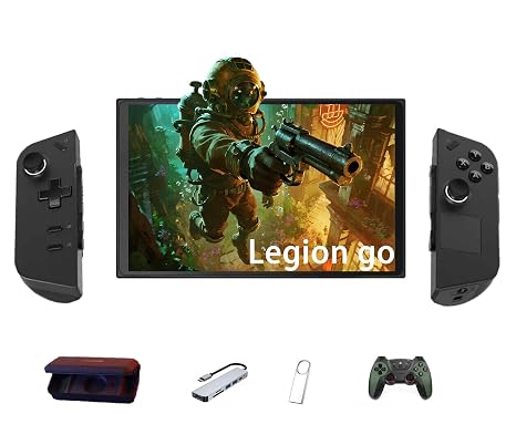 Lenovo Legion Go, The Ultimate Flexible Handheld Gaming Consoles (Steam OS), 16GB Ram 1TB SSD, 8.8" WQXGA IPS Color Touch Screen 144hz Display, AMD Ryzen Z1 Extreme CPU, with 4-in-1 Kit