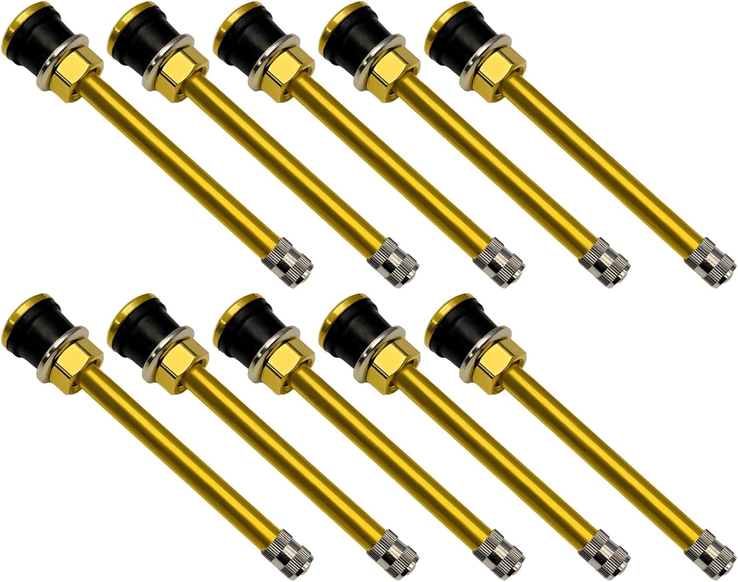 20Pieces TR572 Truck Tire Valve Stems,Brass Commercial 3-34 Valve Stems for Rim Φ.625 10 Pack, Replacement Brass Clamp-in Valve Stem for Truck and Bus