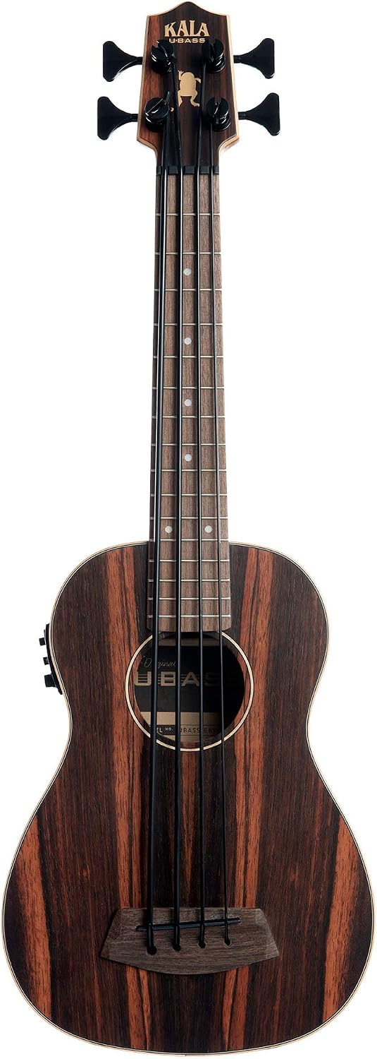 Kala Ukulele, Right, Brown, Lleno UBASSEBYFS2006