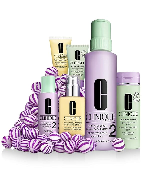 Clinique Great Skin Home & Away Set - Skin Type 1, 2 By Clinique