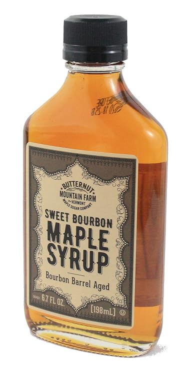 Sweet Bourbon Barrel Aged Maple Syrup - 6.7 Ounce