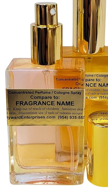 HYWD Enterprises Perfume Spray Comparable to REFLETS D'AMBRE for Men and Women, Unisex Inspired Fragrance Rendition, Fragrance Spray, Eau de Parfum, 2 oz. (60ml) Glass