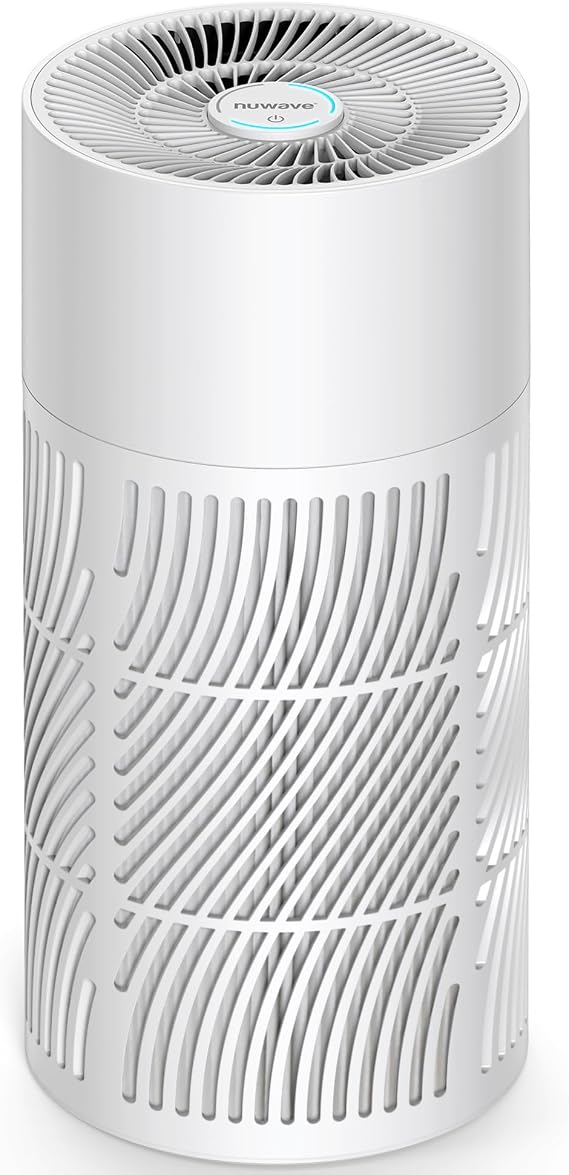 Nuwave Oxypure Air Purifier HEPA Filter for Home Bedroom, 17dB, 360 Intake