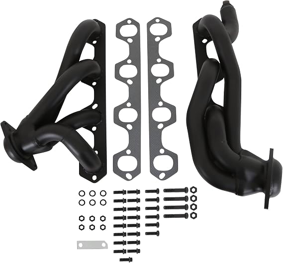 Flowtech 91668FLT Shorty Headers - Black Painted
