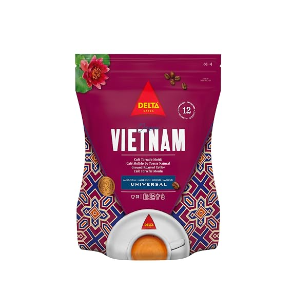 Delta Cafes Vietnam Ground Coffee 7.76oz Medium Roast Coffee