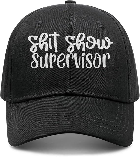 Shit Show Supervisor Hat Shit Show Supervisor Cap Baseball Cap Trucker Hat