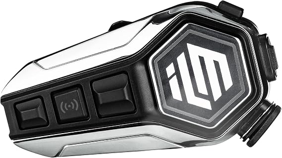 ILM Motorcycle Bluetooth Headset 2100M IP67 Waterproof Noise Cancellation | 2100M Range, 3 Modes (Gen/2P/6Grp), ILM-X1 Chip, Noise-Canceling, QCC 5.2, 12Hr/30Hr, IP67, Helmet-Compatible