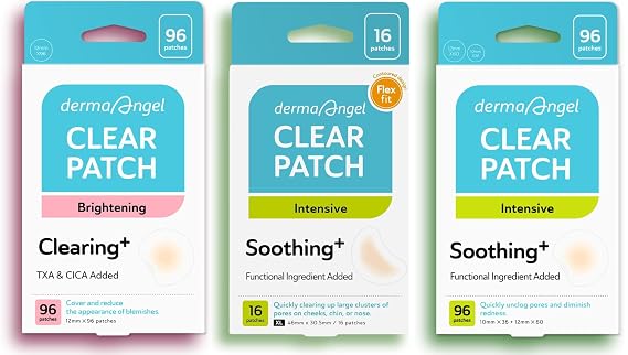 Ultra Invisible Dark Spot & Large Pimple Patches, Salicylic Acid Acne Patches for Face - Day & Night Hydrocolloid Acne Stickers