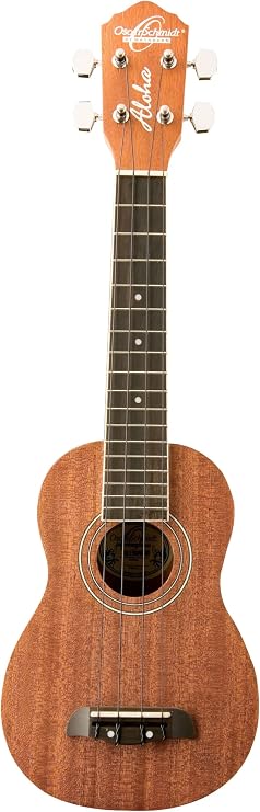 Oscar Schmidt OU12-A Soprano Ukulele. Natural Mahogany