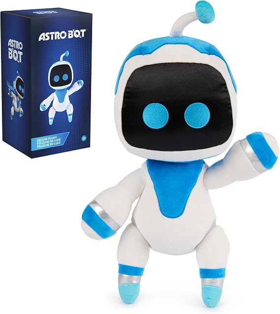 Sony PlayStation Astro Bot 14-Inch Plush Robot with Gift Box for Ages 3+