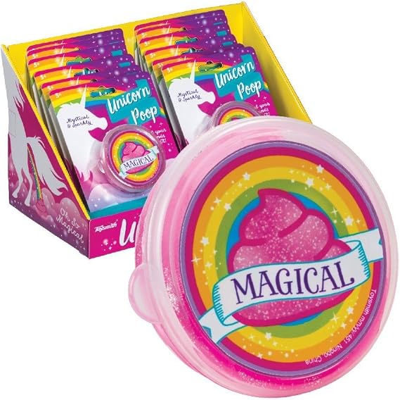 Toysmith 09394 1.23 Oz Pink Unicorn Poop