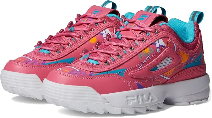Fila Disruptor II Premium (Big Kid) Bubblegum/Scuba Blue/White 6 Big Kid M