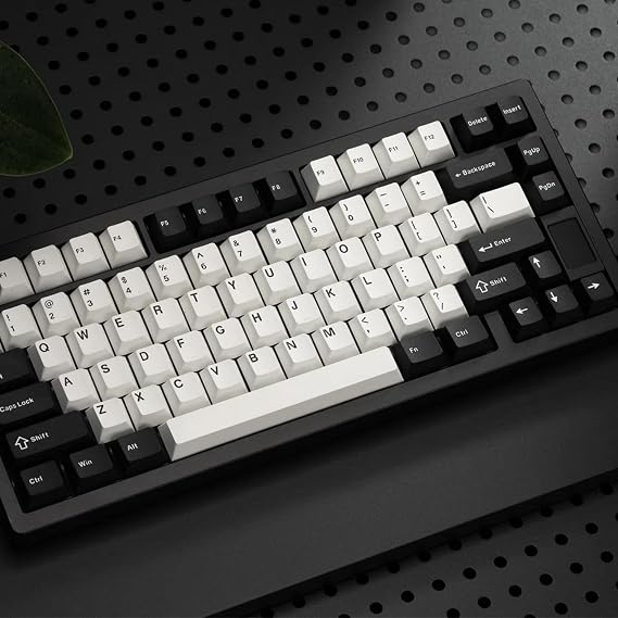 Chilkey ND75 Aluminum Keyboard 75% Wireless Gaming Mechanical Keyboard with LCD Screen Quick Assembly BT/2.4G/USB-C Hot-Swappable RGB Custom Black Keyboard for Laptop Office PC