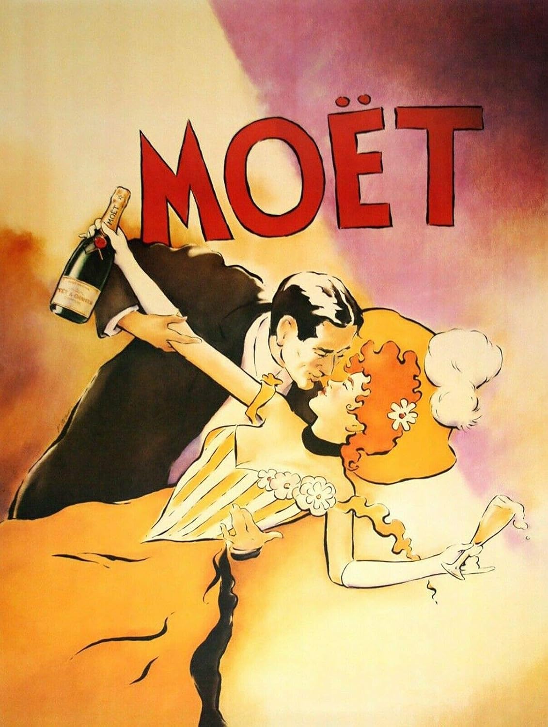 Vintage Retro Metal Tin Sign Moet & Chandon French Champagne Home Garage Bar Club Hotel Wall Decor Signs 12x16 Inch