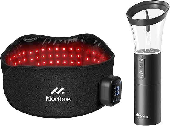 Electric Ear Cleaning Kit & Cordless Red Light Therapy Belt