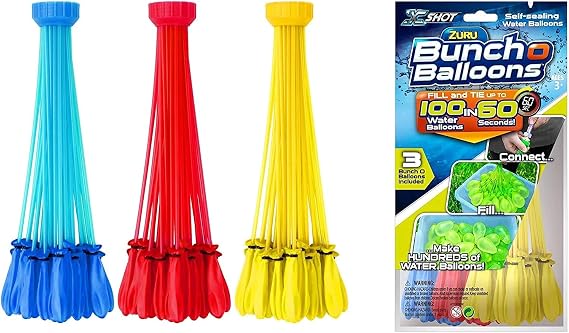 ZURU Self Sealing Water Balloons 100 pcs Assorted Colors