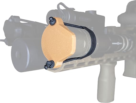 Hammy3DPrints Light/Lens Cover for Weapon Mounted Flashlight (Black - Original, Night Stick Tac560-XL)