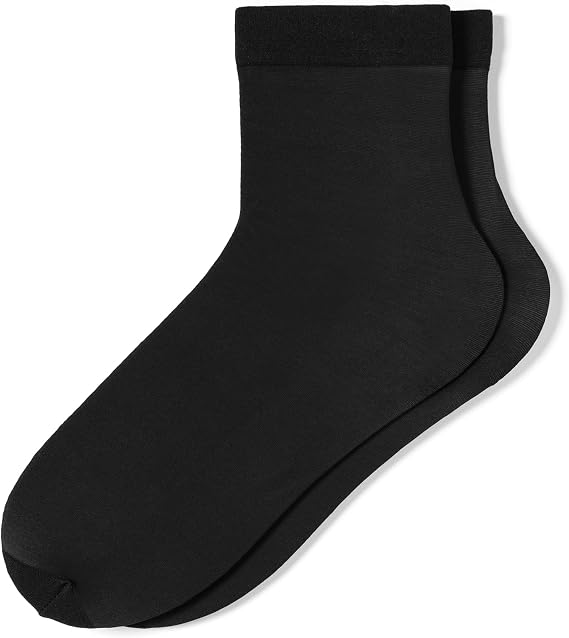 HUE Women's Sheer Anklet 3 Pair Pack
