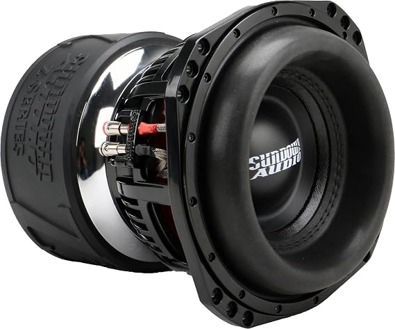 Sundown Audio Z8 V.2 8" Subwoofer Dual 1 Ohm, 2000W RMS/4000W Peak, 3" VC, 30mm Xmax, Triple Stack Magnet, Mega-Roll v.2 Surround, Compact Deep Bass SPL Sub