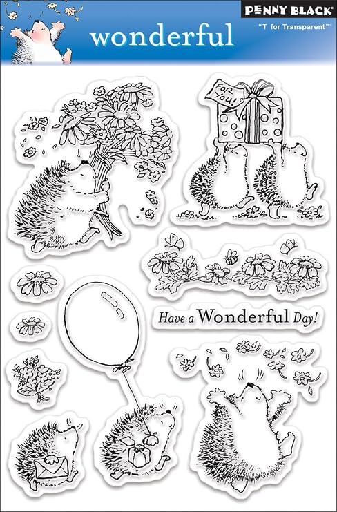 Penny Black PB30029 Clear Stamp Set, Wonderful