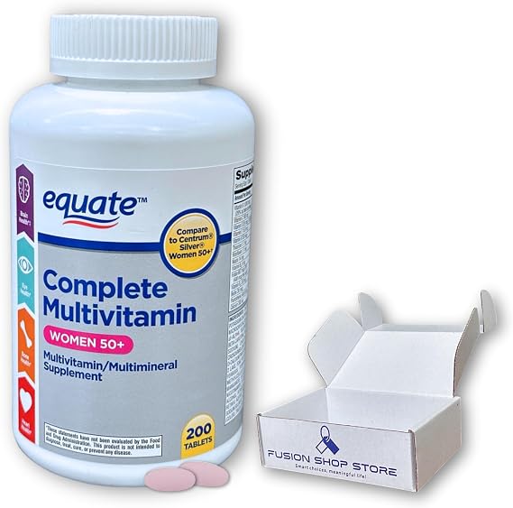 One Daily Multivitamin Multimineral- for Woman Supplement Tablets, 200ct (Pack of 1), Boxed by Fusion Shop Store