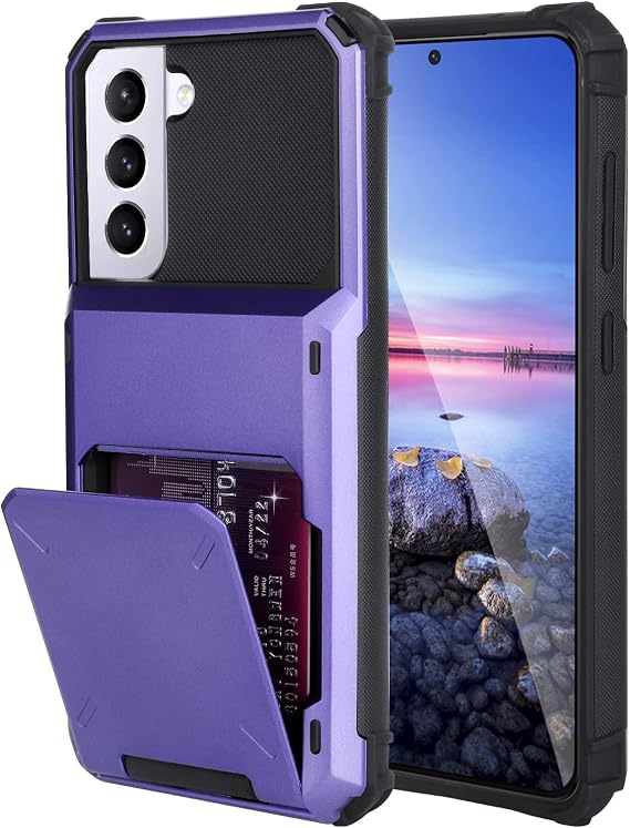 Wallet Case for Samsung Galaxy S22 with 4 Card Credit Card Holder