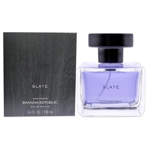 BANANA REPUBLIC Slate Men Eau De Toilette Spray, 3.4 Fl Oz, multi