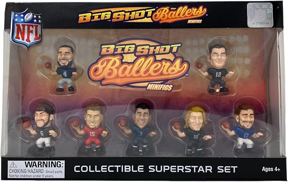 Party Animal NFL TeenyMates 2021 Mini Big Shot Baller Gift Set Series 2 Superstar Collector Gift Box Set
