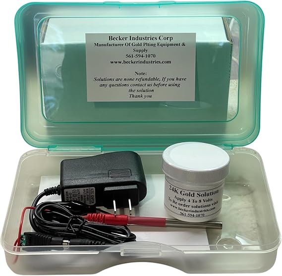 Mini Plater 14K Gold Plating Kit, Gold Plating Machine