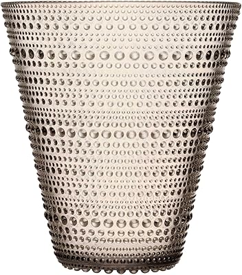 Iittala Kastehelmi 1051614 Vase 154 mm Linen Glass
