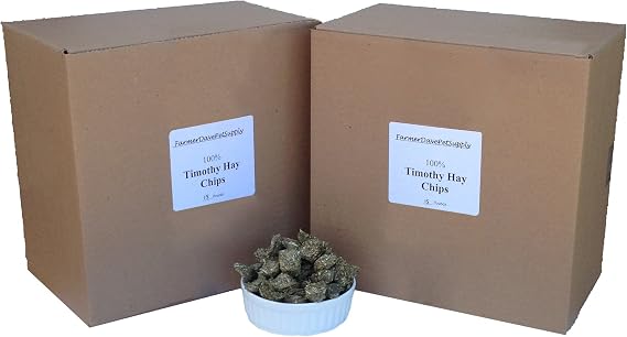 30 Pounds Premium Timothy Hay Chips for Pets