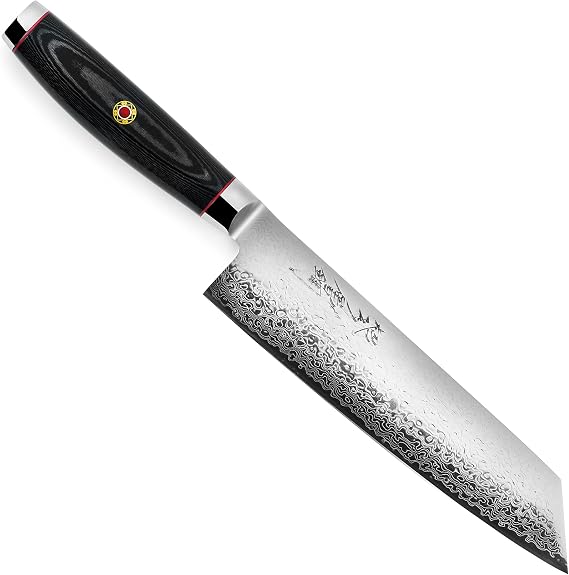 Enso SG2 Kiritsuke Knife - Made in Japan - 101 Layer Stainless Damascus, 8"