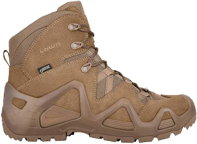 Lowa Mens Zephyr GTX Mid TF Suede Textile Coyote OP Boots 9.5 US