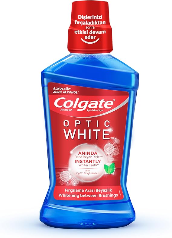 Colgate Optic White Beyazlatıcı Ağız Bakım Suyu 500 ml